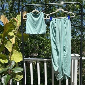 Mint Green Two-Piece Set